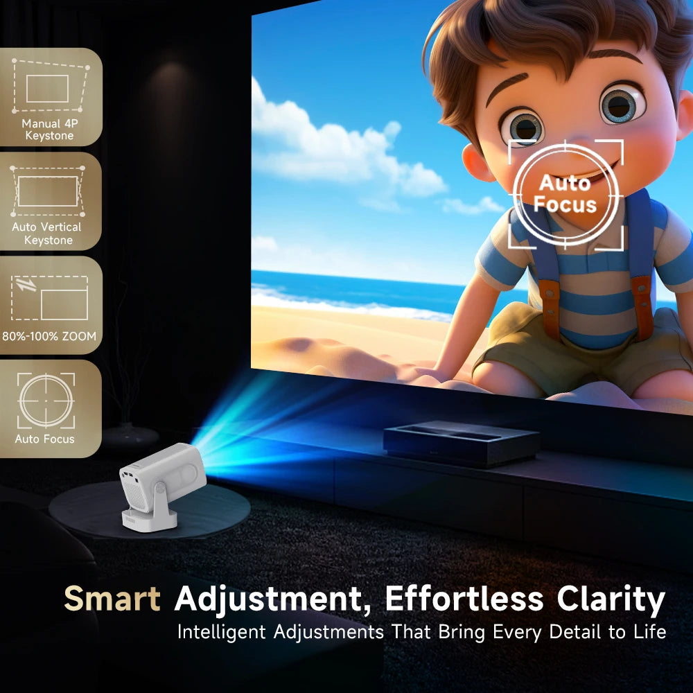 Magcubic HY310 – Kompakter 1080P Native 4K Android 11 Projektor mit Auto-Fokus und 330 ANSI Lumen