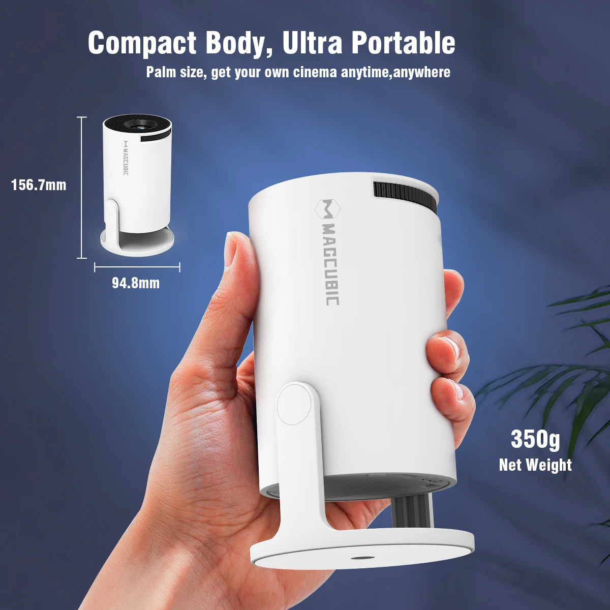 Mini Projektor Full HD 1080P – Kompakt, Smart & Super Hell (8000 Lumen)
